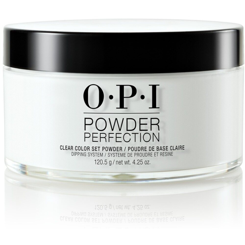 Clear Cream Powder OPI Powder Perfection - Clear Dipping Powder - Clear Color Set Powder ...