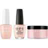 OPI Trio - Bubble Bath - GelColor + Nail Lacquer + Powder Perfection Dip