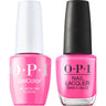 OPI Trip to the Brite Side Collection - DUO: GelColor and Nail Lacquer - Go with the Floatie / 0.5 oz. Each