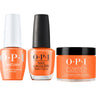 OPI Trip to the Brite Side Collection - TRIO: GelColor, Nail Lacquer, and Powder Perfection Dip - Your Zestination Awaits