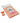 Orange Sponge Board - 180/180 Medium - 1" Mini Block / 1,512 Mega Case by DHS Products