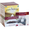 Organic Assam Breakfast Tea - Whole Leaf Black Tea Sachets / Case of 6 Boxes of 15 Sachets = 90 Sachets Total by Two Leaves And A Bud