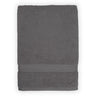 Organic Collection Deluxe Bath Towel / 100% Organic Turkish Cotton / 30" X 55" / Charcoal / 1 Dozen by The Turkish Towel Company