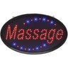 Oval "Massage" LED Sign - Indoor Use / 14-1/4"H x 23"W by Fantasea