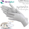 OysterSkin Nitrile Exam Gloves - Powder-Free Non-Sterile Grey Nitrile Exam Gloves / SMALL / 10 Boxes of 250 Gloves = 2,500 Gloves per Case by MedGluv