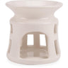 Pagoda Ceramic Diffuser / White 3.75" x 3.75"