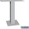 Pedestal for 6 & 7 Door High Surface Mounted Cell Phone Lockers - Aluminum by Salsbury – Aluminum by Salsbury