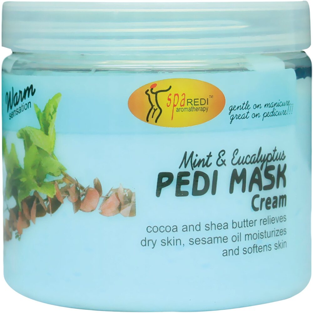 Pedi Mask Cream Mint & Eucalyptus / 16 oz. by Spa Redi – Pure Spa Direct