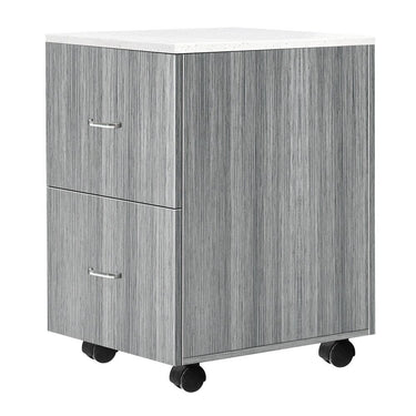 Pedicure Accessory Trolley with Quartz Top / Available in Black, White, or Gray by Whale Spa