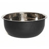 Pedicure Bowl - Hand Hammered Stainless Steel with Black Powder Coated Exterior