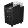 Pedicure Trolley with Organizer / Available in Black, White, or Gray by Whale Spa