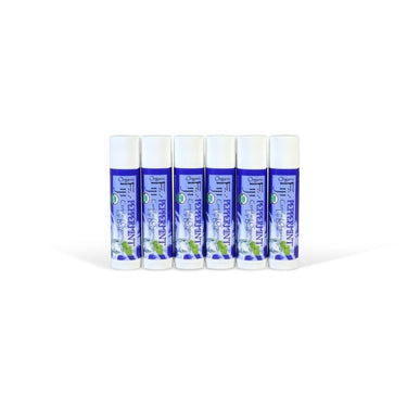Peppermint 36-Tube Lip Balm Display by Organic Fiji by Organic Fiji