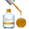Perfect Match - Soak Off Gel Polish + Lacquer - GOLDEN DOUBLET by LeChat