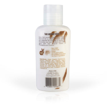 Pineapple Coconut Face & Body Lotion Infused with Raw Coconut Oil / 3 oz. / Case of 20 Bottles by Organic Fiji by Organic Fiji