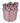 Pink 280/320 3-1/2" Mini File Bucket / 100 Count by DHS Products