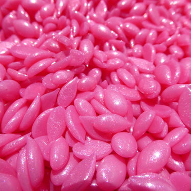 Pink Glow Face and Eyebrows Hard Wax - Made in Italy / 5.28 Lbs. Total = 0.88 lbs. - 14.08 oz. - 400 Grams Each X 6 Bags by Waxness