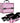 Pink Krystal 4-Tiers Expandable Trays Cosmetic Makeup Train Case Organizer Travel by TruCase