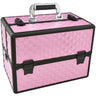 Pink Medium Cosmetic Train Case - Storage &amp; Organizer for Nail Tools &amp; Cosmetics - Each