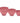 Pink Rubber Bowls - 3 Pack by Amber Products