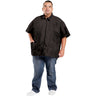 Plus Size Nylon Barber Jacket - Black / 5X by Betty Dain