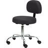 Pneumatic Rolling Massage and Spa Stool with Back / Available in 2 Height Options by Earthlite