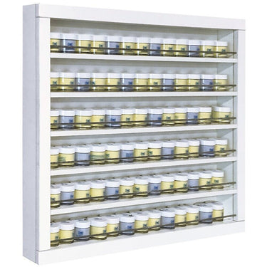 Polish and Powder Wall Display / Available in Black, White, or Gray by Whale Spa