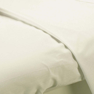 Poly Cotton Sheets - NATURAL / Flat