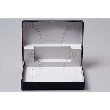 Pop-Up Gift Card Boxes - Black Ice - 4-5/8"L x 3-3/8"W x 5/8"H / 1 Case (50 per Case)
