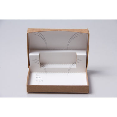 Pop-Up Gift Card Boxes - Natural Kraft - 4-5/8"L x 3-3/8"W x 5/8"H / 1 Case (50 per Case)