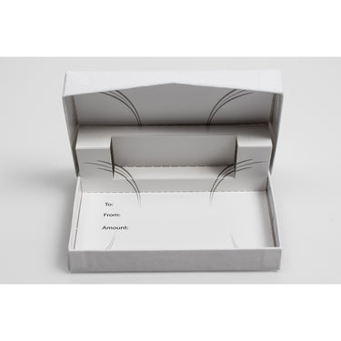 Pop-Up Gift Card Boxes - White Ice - 4-5/8"L x 3-3/8"W x 5/8"H / 1 Case (50 per Case)