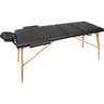 Portable Massage Table with Black Upholstery by Celebrity