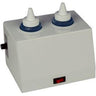 Powder-Coated White 2-Bottle Warmer