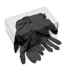 Powder Free Black Nitrile Gloves - SMALL / 100 Pack