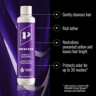 PRAVANA Perfect Blonde Shampoo / 10 oz.