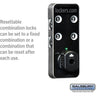 Premier Resettable Combination Lock - Replacement Lock by Salsbury – Black by Salsbury