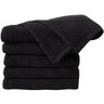 Premium 100% Cotton All-Purpose Towels - Black - 16" x 27" / 24 Count