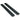 Premium Black Cushion Nail Files - 240/240 - White Center - Washable / 2,000 Mega Case by DHS Products