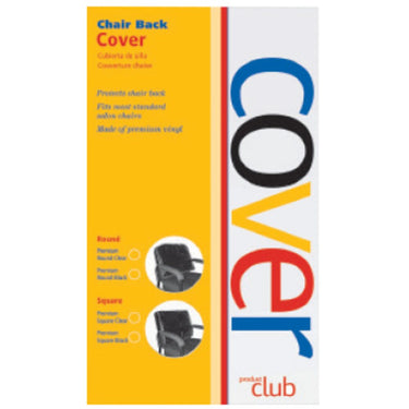 Premium Chair Back Cover - Square / Clear by Product Club