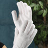 Premium Exfoliating Gloves White / 6 Pair