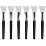 Premium Quality Silicone Face Mask Brushes - Ideal Facial Mask Applicators for Mud, Clay, Charcoal, Mixed Masks, and Body Lotion / 6 Pack