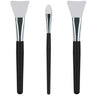 Premium Quality Silicone Face Mask Brushes - Ideal Facial Mask Applicators for Mud, Clay, Charcoal, Mixed Masks, and Body Lotion / Set of 3 - 2 Styles