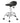 Premium Saddle Seat Lever Stool Black