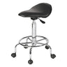 Premium Saddle Seat Lever Stool Black