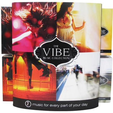 Prescriptive Music Vibe Collection Prepack Display - 60 CD's for Retail + 4 FREE CDs to play in Your Retail Boutique