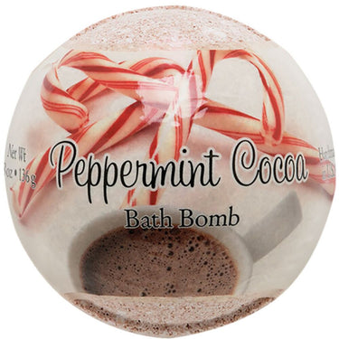 Primal Elements Bath Bomb - PEPPERMINT COCOA / 4.8 oz - 136 grams