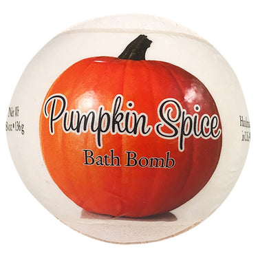 Primal Elements Bath Bomb - PUMPKIN SPICE / 4.8 oz - 136 grams