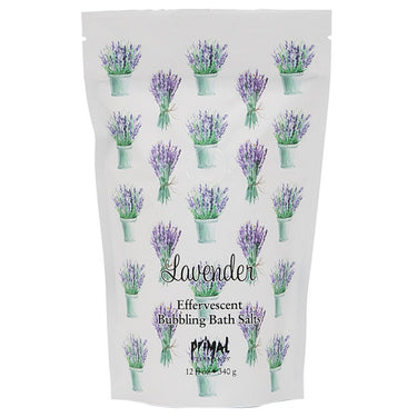 Primal Elements Bubbling Bath Salt - LAVENDER / 12 oz. - 340 grams