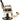Princeton II Gold Edition Barber Chair by DIR Salon Furniture