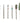ProBits Russian Mani/Pedi Drill Bits 6-Pieces - Diamond Nail Bits - 3/32" Set