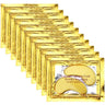 Professional 24k Gold Collagen Gel Under Eye Mask - Cooling Collagen Eye Pads for Puffy Eye, Dark Circles, Wrinkles, Eye Bags and Anti-Aging / Case of 20 Pairs